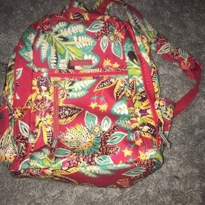 Red Vera Bradley Backpack